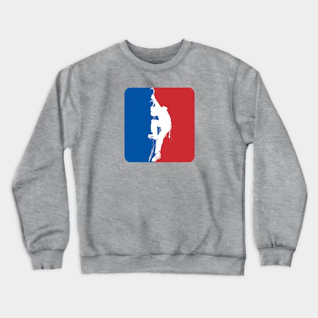 Ice Climbing All Star Crewneck Sweatshirt by esskay1000